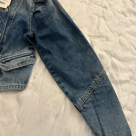 New with tags Ba&sh denim jacket size XS - Picture 6 of 7